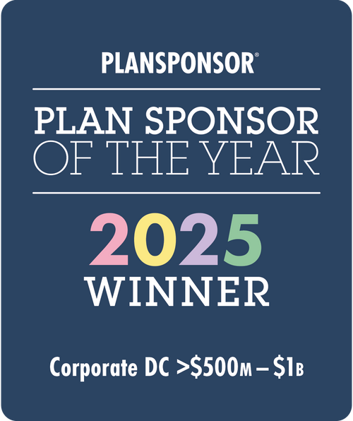 Logo: 2025 PLANSPONSOR Plan Sponsor Of Year_ Corporate DC >$500MM-$1B Winner