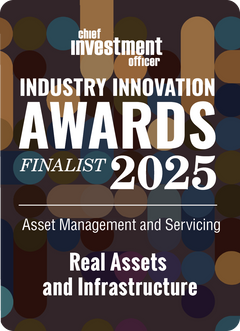Logo: 2025 CHIEF INVESTMENT OFFICER Asset Management & Servicing: Real Assets & Infrastructure