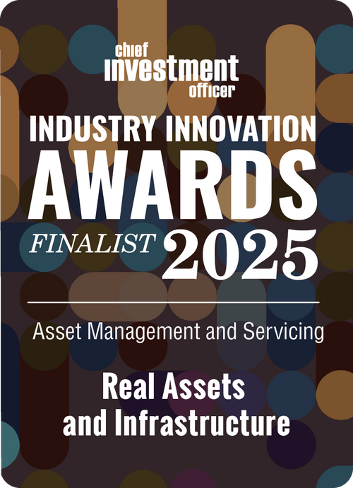 Logo: 2025 CHIEF INVESTMENT OFFICER Asset Management & Servicing: Real Assets & Infrastructure