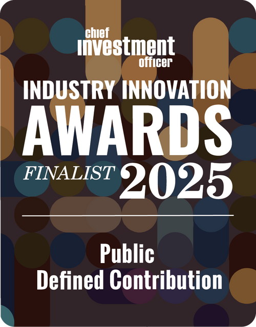 Logo: 2025 CHIEF INVESTMENT OFFICER Asset Owner Public DC