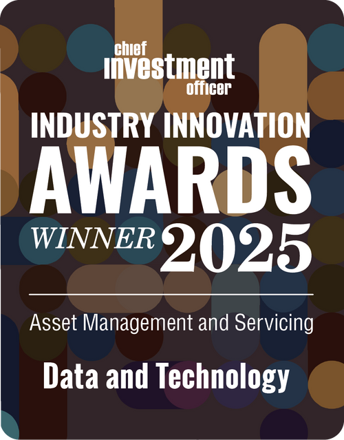 Logo: 2025 CHIEF INVESTMENT OFFICER Asset Management & Servicing: Data & Technology