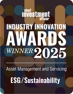 Logo: 2025 CHIEF INVESTMENT OFFICER Asset Management & Servicing: ESG/Sustainability
