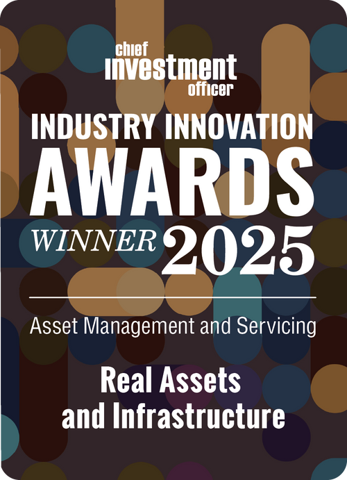 Logo: 2025 CHIEF INVESTMENT OFFICER Asset Management & Servicing: Real Assets & Infrastructure