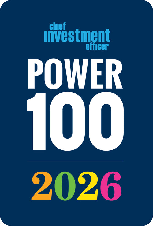 Logo: 2026 CHIEF INVESTMENT OFFICER Power 100, Desk Plaque