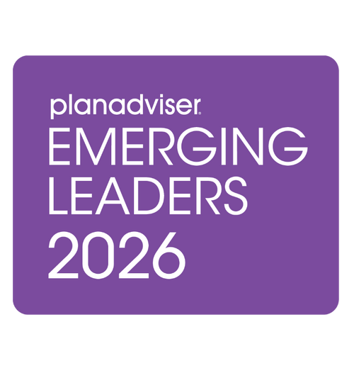 Logo: 2026 PLANADVISER Emerging Leaders Desk Plaque