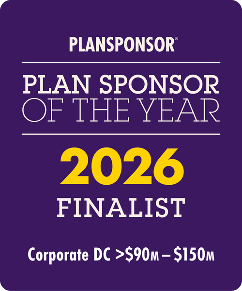 Logo: 2026 PLANSPONSOR Plan Sponsor Of Year - Corporate DC $90M-$150M