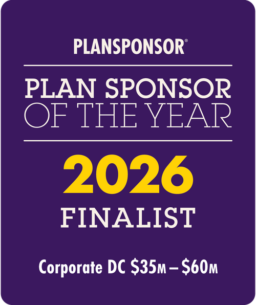 Logo: 2026 PLANSPONSOR Plan Sponsor Of Year - Corporate DC $35M-$60M