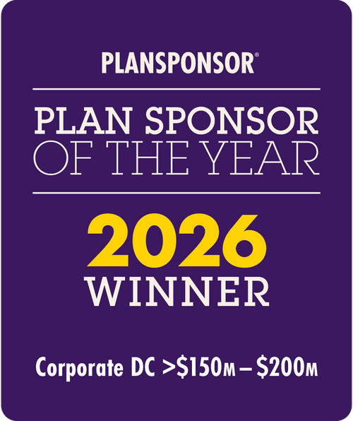 Logo: 2026 PLANSPONSOR Plan Sponsor Of Year - Corporate DC $150M-$200M