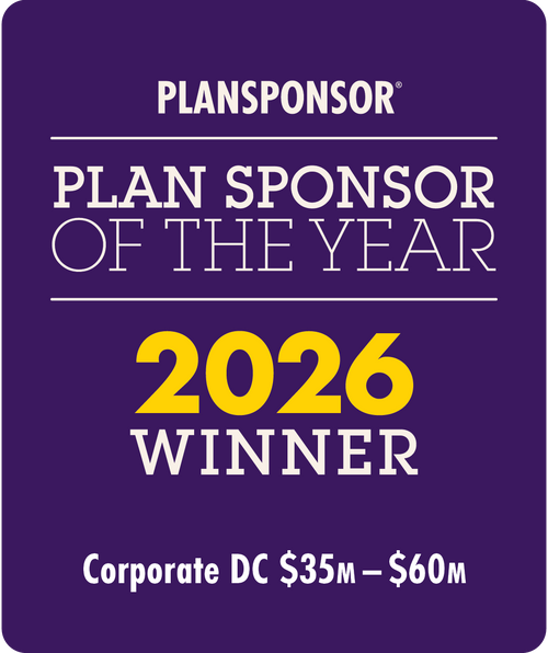 Logo: 2026 PLANSPONSOR Plan Sponsor Of Year - Corporate DC $35M-$60M