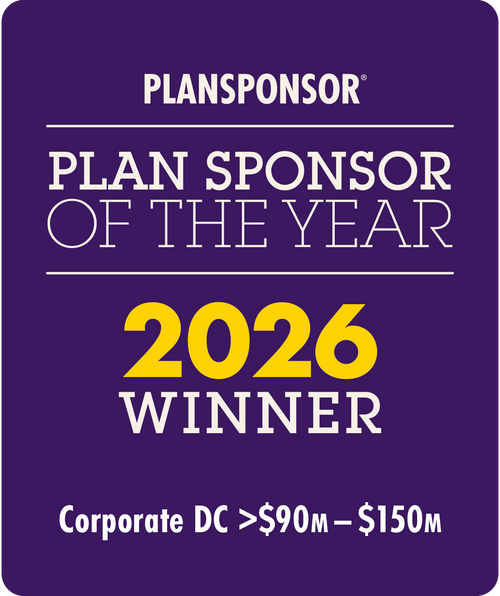 Logo: 2026 PLANSPONSOR Plan Sponsor Of Year - Corporate DC $90M-$150M