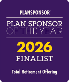 Logo: 2026 PLANSPONSOR  Plan Sponsor Of Year - Total Retirement Offering