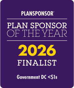 Logo: 2026 PLANSPONSOR  Plan Sponsor Of Year - Government DC <$1B