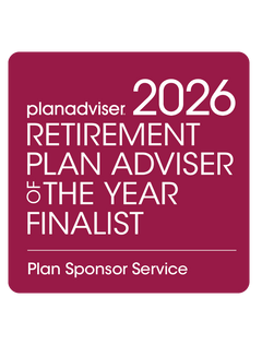 Logo: 2026 PLANADVISER Retirement Plan Adviser of the Year - Plan Sponsor Service