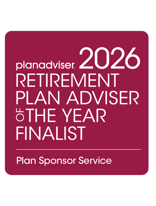 Logo: 2026 PLANADVISER Retirement Plan Adviser of the Year - Plan Sponsor Service