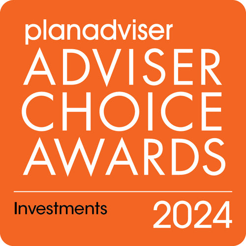 Logo: 2024 PLANADVISER Adviser Choice Awards_Investments