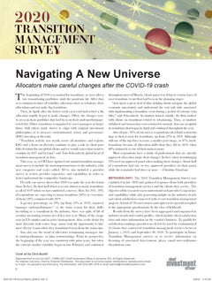 2020 Transition Management Survey