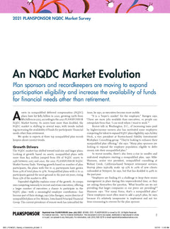 2021 PLANSPONSOR NQDC Providers