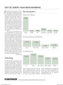 2017 DC Survey: Plan Benchmarking