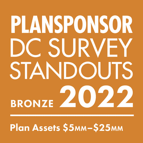 Logo: 2022 PLANSPONSOR DC Standout_ Bronze: Plan Assets $5MMâ€“$25MM
