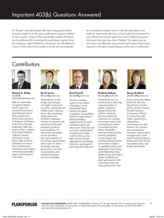 Important 403(b) Questions Answered