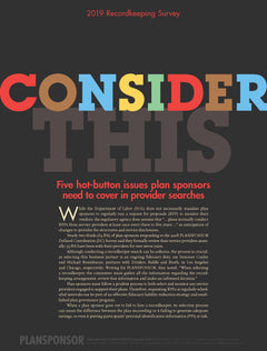 2019 Recordkeeping Survey